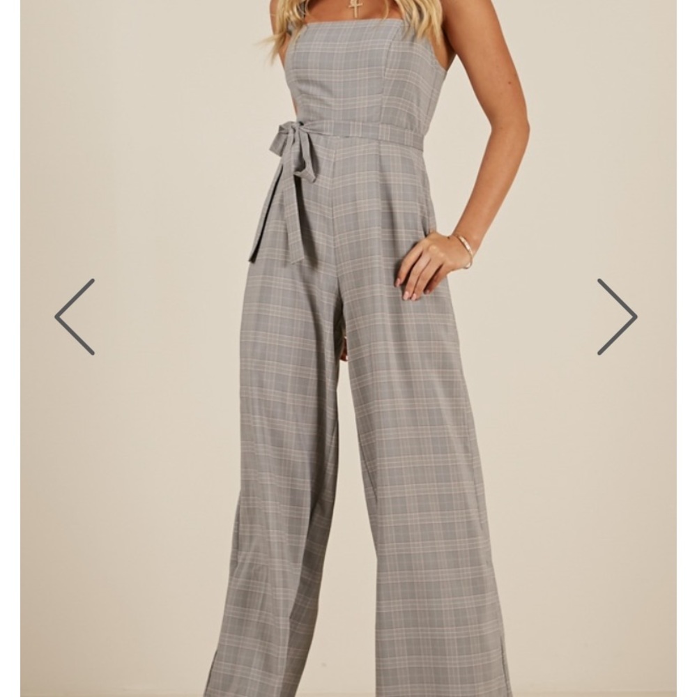Showpo Plaid Jumpsuit
